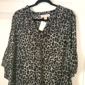 Michael Kors blouse with removable camisole XL